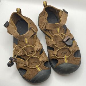 Keen Tan and Black Kids Water Shoes